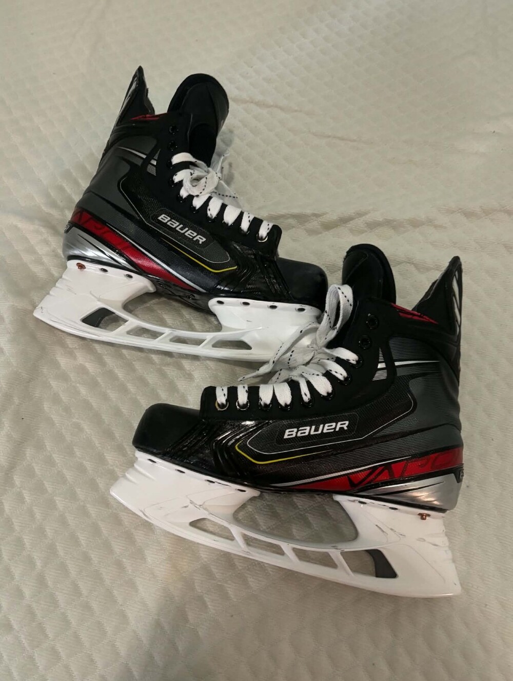 NHL Pro Stock Jamie Benn Custom Bauer Vapor 2x Pro Ice Skates, Senior Size 8 3/8